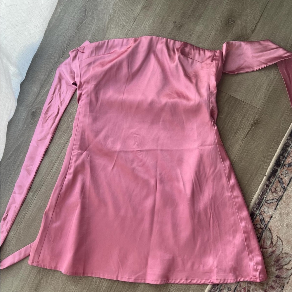 Princess Polly strapless pink mini dress